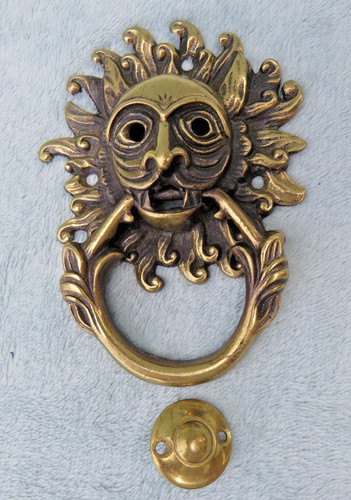 Antique brass durham lion - antique,