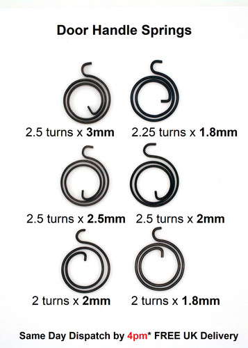 Door handle springs 8mm - springs, 1.8mm