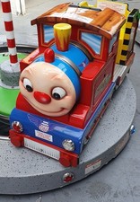 Smiley Train Kiddy Ride. Takes
