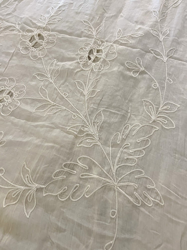 Antique curtain panels - curtain, sheer