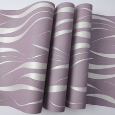 3D Wave Striped Wallpaper