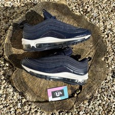 Premium Nike Air Max 97 Navy Blue White Canvas EU38 CM24 US7W US5.5Y UK5