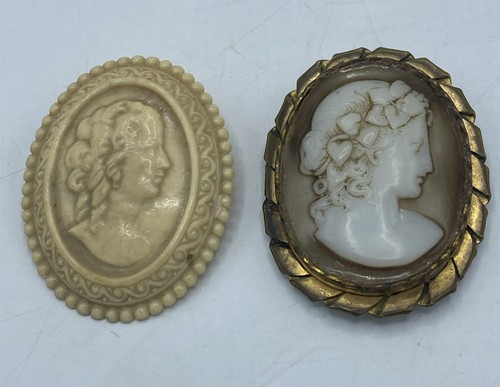 Vintage celluloid cameo - vintage,