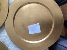 8 x Metallic Charger Plates