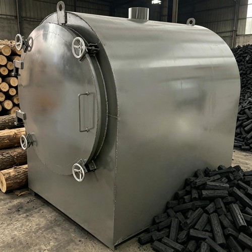 Charcoal bamboo making - charcoal,