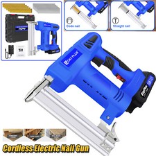 Cordless Nail Gun & Staple Gun 2in1 + 1000PCS Nail Electric Heavy Duty Stapler