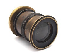 Antique 9 Inch F8 Slot Brass Lens 46mm Mount Diameter - UK Dealer