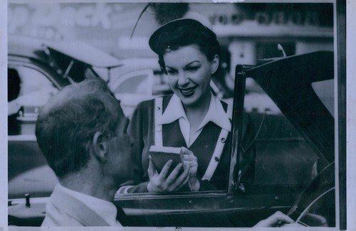 1953 judy garland car hop - garland,