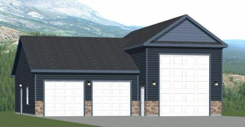 42x40 car garage pdf - 1,
