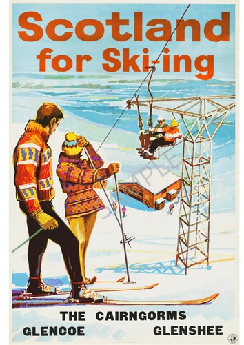 Vintage poster scotland for - vintage,