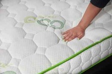 LATEX FOAM MATTRESS SAREER JUNIPER GREEN ECO QUILTED 2FT6 3FT 4FT 4FT6 5FT 6FT