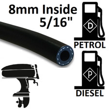 Outboard Engine Fuel Hose Line 8mm 5/16" Marine Use Petrol Diesel Fuel Line Pipe