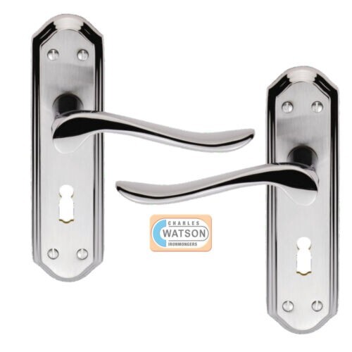 Locking curved door handles - door,