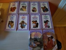10 Vintage Silhouette Romance Books 1981-1984, (Like Mills and Boon) Lot