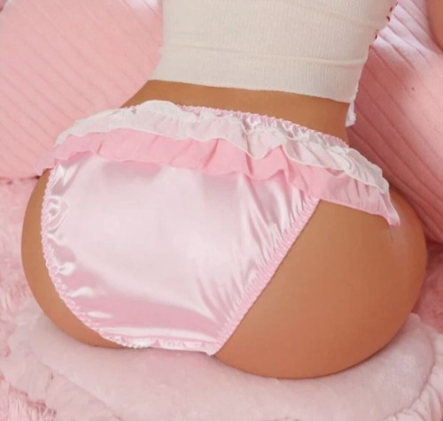 Ladies silky satin - ❤️, pink