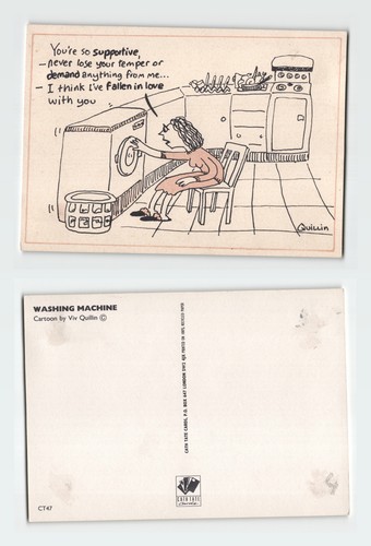Vintage postcard cartoon - postcard,
