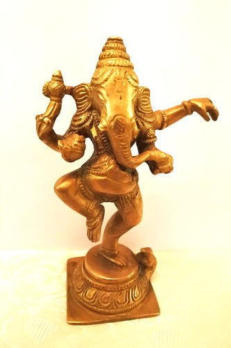 Vintage indian brass dancing - vintage,