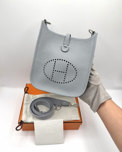 Hermes mini evelyne gris - evelyne, 16