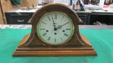 Howard Miller Mantel Clock 613-102  Oak Finish With Key Westminister Chime