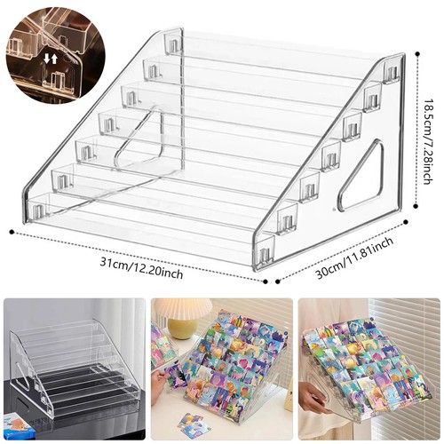 Tier clear plastic collector - clear,