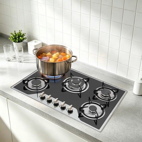Burner gas stove cast - 30.3",
