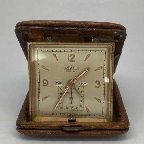 Vintage angelus desk clock - vintage,