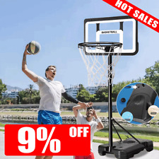 Basketball Hoop Freestanding 148-250CM Height Adjustable Stand Set w/Basketball