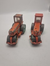 Vintage Pair Of  Meccano Ltd Dinky Toys Aveling Barford Diesel Roller Playworn