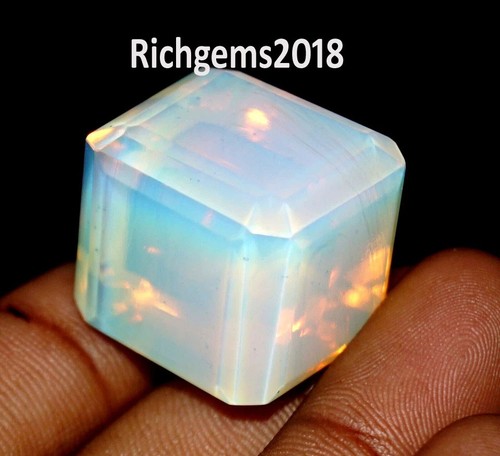 Natural australian opal cube - natural,