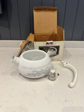 Vintage Whistling White Enamel