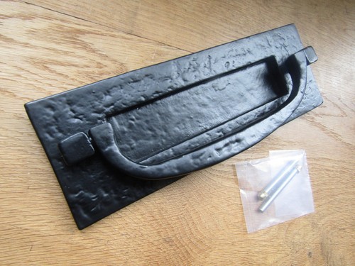Rustic iron letter plate - iron,