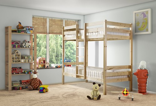 Bunk bed heavy duty - heavy, pine