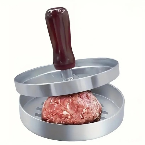Burger press round stainless - burger,