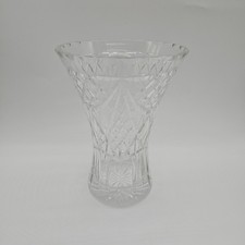 Large Edinburgh Crystal Vase Decorative Vintage