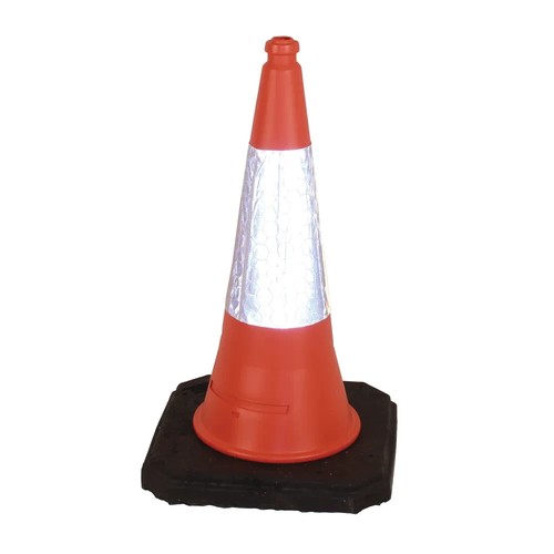 Red weighted traffic cone with - traffic,