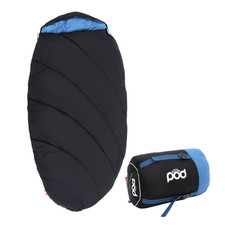Pod Adult Sleeping Bag, Double Layered Insulation, 2 Season, Camping Equipment
