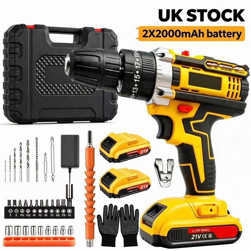 Battery 21v cordless drill - cordless,