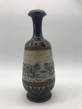 Doulton Lambeth, Vase, Sheep