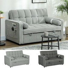 Convertible 2 Seater Sofa Bed, Click Clack Pull Out Sofa Bed