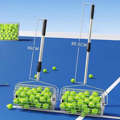 Tennis ball hopper for easy - tennis,