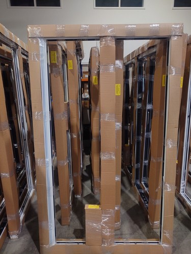 White aluminium bifold - aluminium, doors