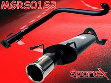 Sportex MG ZR race tube performance exhaust system 1.4i, 1.8i 2001-2005 S3