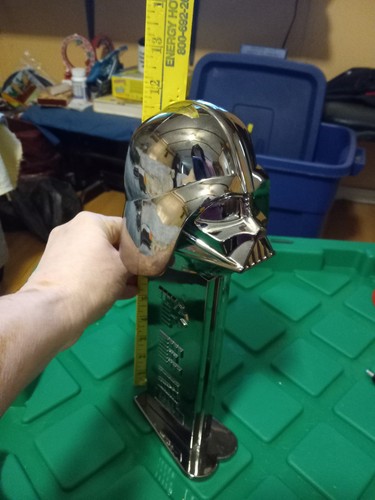 Darth vader giant silver pez - darth,