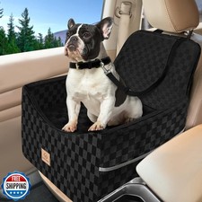 Dog Car Seat for Small and Medium Dogs Up to 35 lbs –Memory Foam Dog Booster 