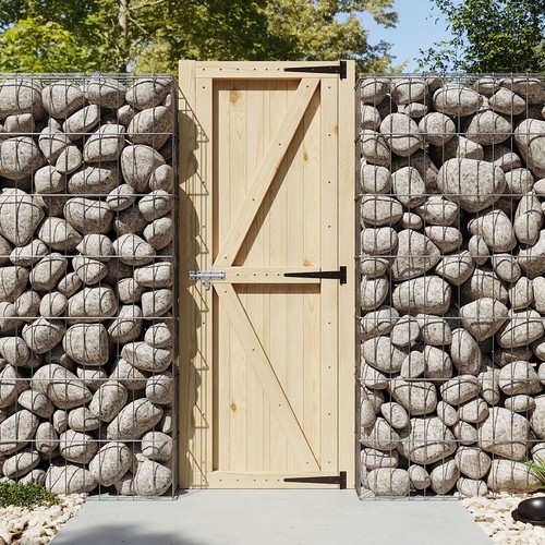 Solid garden wooden - solid, gate
