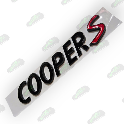 Mini cooper boot badge gloss - boot,