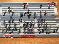 Subbuteo Concrete effect Terrace With 1940's Fans