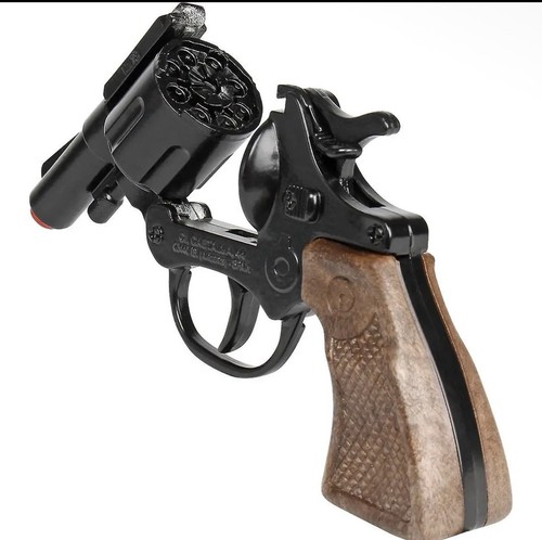 Metal toy cap gun snub - gun.,