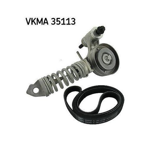 Ribbed belt set - v-ribbed, skf