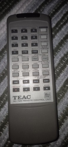 Genuine teac 725 minidisc - teac,